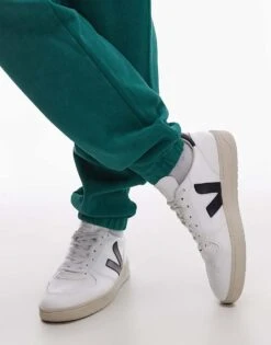 Topman Washed Oversized Jogger In Green For Men Washed Green -Daily Wardrobe Shop 207011656 3