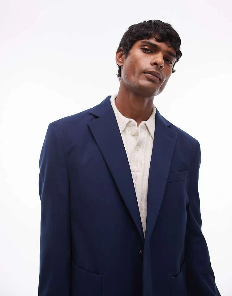 Topman Oversized Suit In Blue 6 Topman Oversized Suit In Blue - Image 4