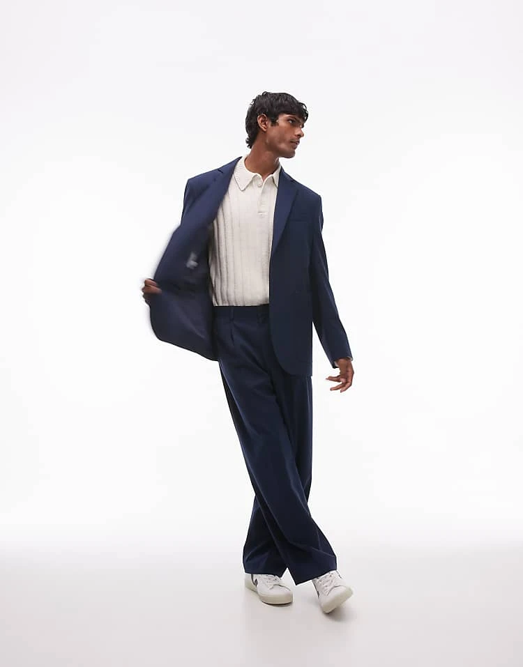 Topman Oversized Suit In Blue 4 Topman Oversized Suit In Blue - Image 2