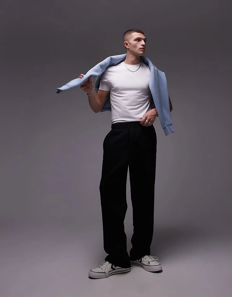 Topman Muscle Fit T-shirt In White For Men 4 Topman Muscle Fit T-shirt In White For Men - Image 2