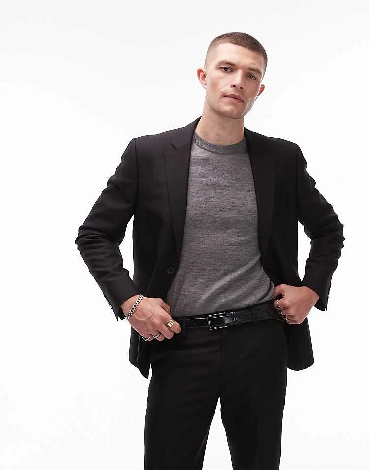 Topman Skinny Suit In Black 6 Topman Skinny Suit In Black - Image 4