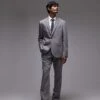 Topman Slim Suit Grey -Daily Wardrobe Shop 207192138 2