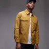 Topman Lightweight Ripstop Jacket In Mustard For Men -Daily Wardrobe Shop 207213889 1 mustard