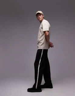 Topman Oversized Fit T-shirt In Stone For Men -Daily Wardrobe Shop 207298535 2