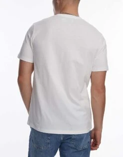 Topman 5 Pack Regular Fit T-shirt In White For Men -Daily Wardrobe Shop 207298543 4