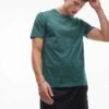 Topman Regular Fit T-shirt In Green For Men Dark Green -Daily Wardrobe Shop 207298703 1 darkgreen