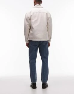 Topman Straight Jeans In Mid Wash Blue For Men -Daily Wardrobe Shop 207375846 3