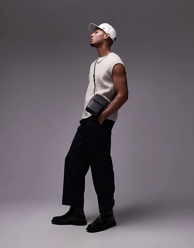 Topman Relaxed Fit Vest In Stone For Men 4 Topman Relaxed Fit Vest In Stone For Men - Image 2