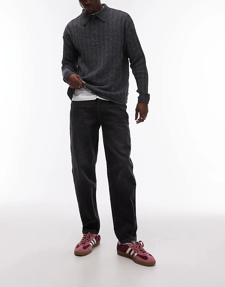 Topman Taper Jeans In Washed Grey For Men 8 Topman Taper Jeans In Washed Grey For Men - Image 6