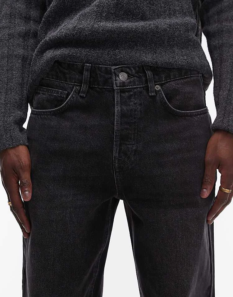 Topman Taper Jeans In Washed Grey For Men 7 Topman Taper Jeans In Washed Grey For Men - Image 5