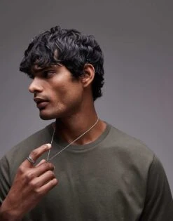 Topman Regular Fit T-shirt In Khaki For Men