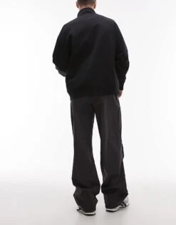 Topman Twill Washed Trousers In Grey For Men 10 Topman Twill Washed Trousers In Grey For Men -Daily Wardrobe Shop 207520374 3