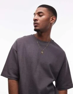 Topman Oversized Fit Linen Blend Short In Charcoal For Men 11 Topman Oversized Fit Linen Blend Short In Charcoal For Men -Daily Wardrobe Shop 207550958 1 charcoal 1