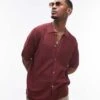Topman Pointelle Knit Polo Shirt In Burgundy For Men 1 Topman Pointelle Knit Polo Shirt In Burgundy For Men -Daily Wardrobe Shop 207702131 1 burgundy