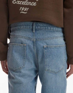 Topman Rigid Taper Jean In Light Wash Blue For Men -Daily Wardrobe Shop 207710493 4